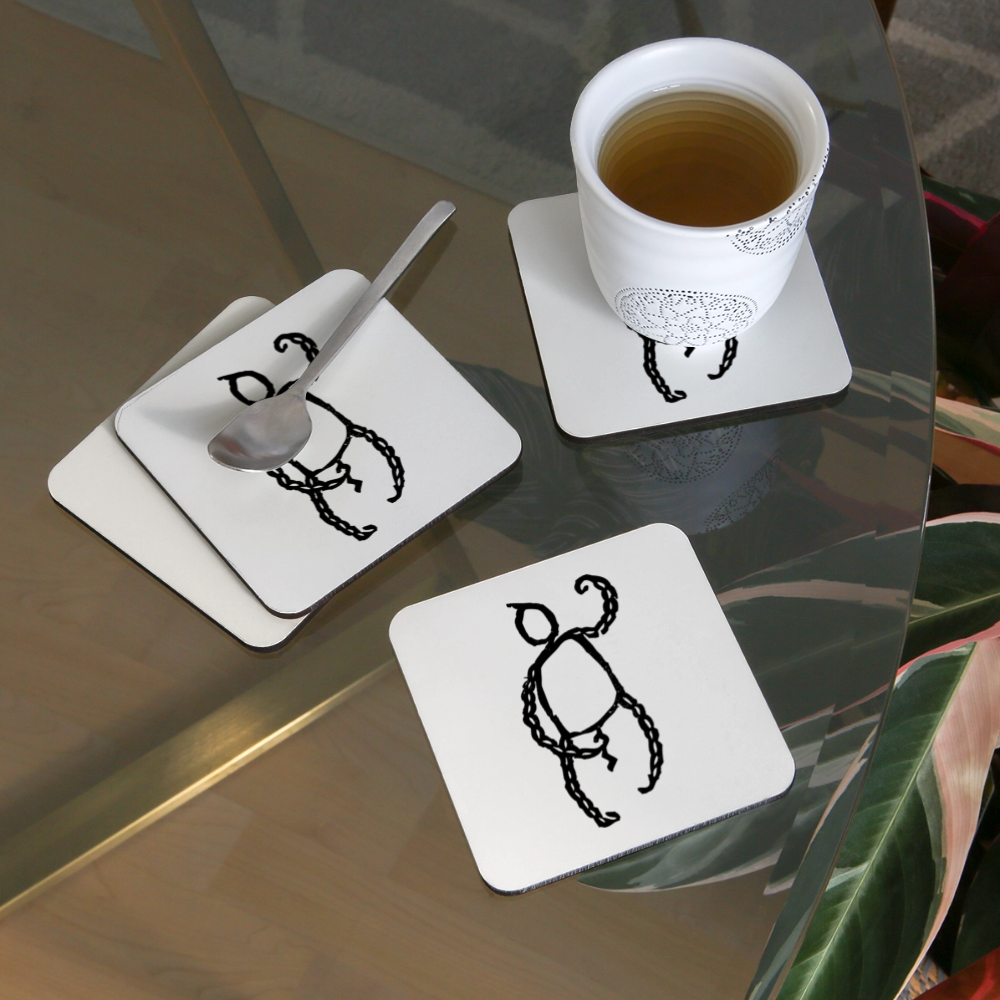 Coasters (set of 4) - blanc